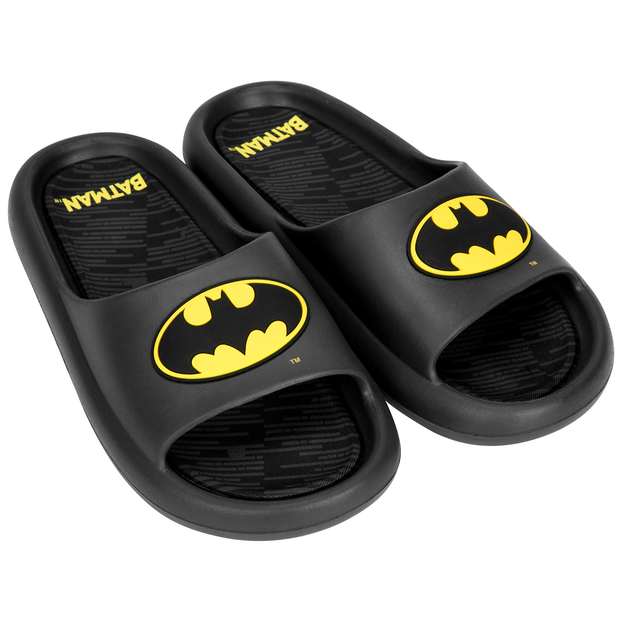 Batman Logo Men's Cloud Comfort Foam Slide Sandals